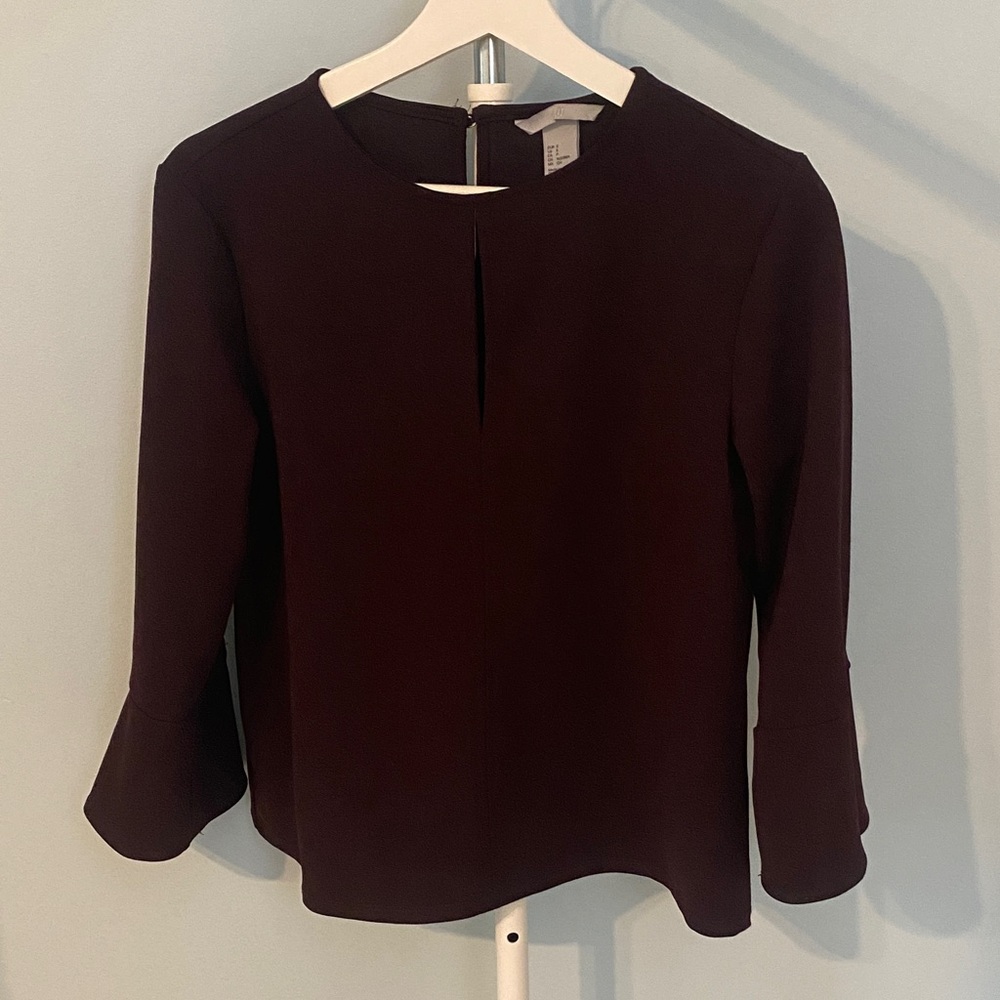 Elegant Burgundy Top